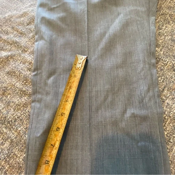 Banana Republic Tailored Slim Fit Gray Wool Pants Men’s 33x34 - Picture 9 of 13